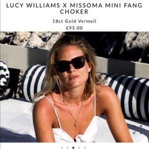 Missoma fang choker necklace